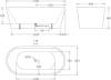 Акриловая ванна BelBagno BB71-1700-NERO-W0 170x80 белый глянец/чёрная матовая фото 3
