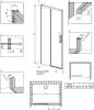 Душевая дверь в нишу Radaway Idea Black DWJ 130 L фото 7