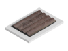 Декоративная панель Hiwood LV140 BR492 270x1.2x12