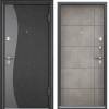 Входная стальная дверь Torex DELTA-100 841841 Черный шелк/ПВХ Бетон темный 2030x860