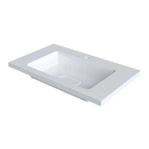 Раковина Uperwood Modul 2911020340 белая глянцевая, 80x45