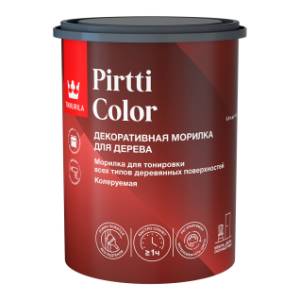 Морилка декоративная для дерева Tikkurila Pirtti Color колеруемая 0.9 л