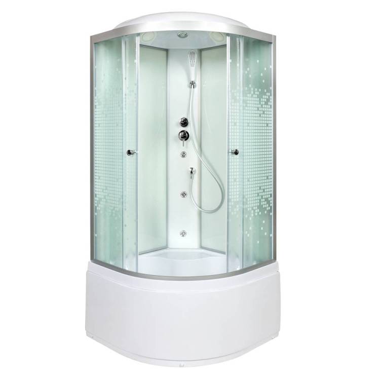 Душевая кабина AvaCan L980GM с гидромассажем, 80x80x215