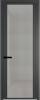 Межкомнатная дверь Profil Doors 2 AGP цвет профиля Серая ночь, стекло безопасное 6 мм рэте 600x2000