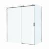 Душевой уголок BelBagno SOFT_CLOSE-2-AH-1-180/80-C-GM профиль оружейная сталь, стекло прозрачное, 180x80x200