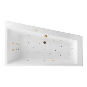 Акриловая ванна Excellent Sfera ULTRA WAEX.SFP17.ULTRA.GL 170x100 правая, золото