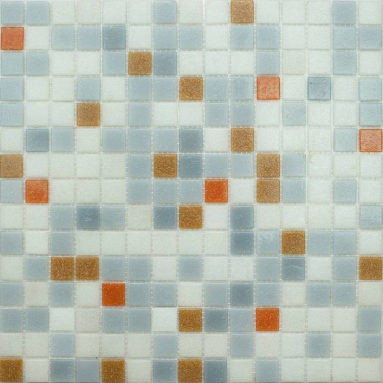 Мозаика NSmosaic Econom series MIX4 серый (бумага) 327x327