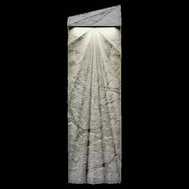 Гипсовый светильник Artpole ML-3L Obsidio Left (теплый свет) 20x4.7x75