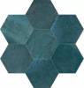 Керамогранит Marazzi Italy Lume MFFF Blue Lux Esagona 21x18.2 фото 2