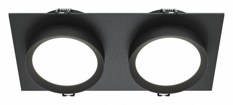 Встраиваемый светильник Maytoni Hoop DL086-02-GX53-SQ-B