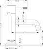 Смеситель для раковины Boheme Uno 461-WCR White Chrome фото 2
