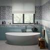 Бордюр Kerama Marazzi Бела-Виста SPA046R голубой светлый обрезной 30x2.5 фото 2