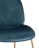 Набор из 2 стульев Stool Group Beetle 8329 VELVET BLUE X2 маренго фото 7