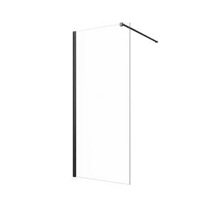 Душевая перегородка Vincea Walk-In VSW-1H110CLB, 1100x2000, черный, стекло прозрачное