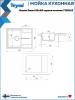 Мойка кухонная Teymi Hanna Smart T120112 черная матовая, 62x48 фото 12