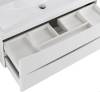 Тумба с раковиной Belbagno Acqua ACQUA-1200-2C-SO-BL 120x45x50 Bianco Lucido подвесная с двумя выкатными ящиками фото 6