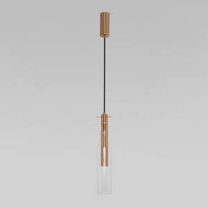 Подвесной светодиодный светильник Eurosvet Swan 50253/1 LED латунь