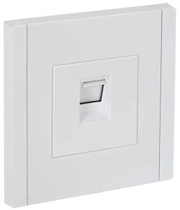 Розетка компьютерная RJ45 IEK Forte&Piano FP-K10-1-K01 белый