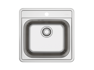 Мойка кухонная Alveus More 20 1151258 Nat-90 с сифоном, 50x49