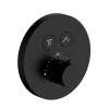 Душевой комплект AQUAme AQM8403MB с термостатом, Черный матовый фото 4