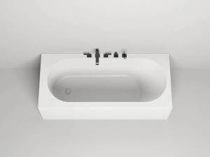 Ванна из искусственного камня Salini Fabia 102612G Белая глянцевая 180x80 S-Sense