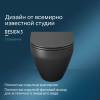 Унитаз подвесной AM.PM Spirit V2.0 FlashClean с микролифтом, черный матовый фото 17