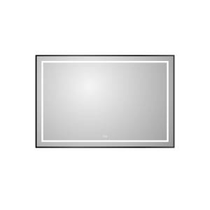 Зеркало BelBagno SPC-KRAFT-1200-800-LED-TCH-WARM-NERO с подсветкой и подогревом, Черный