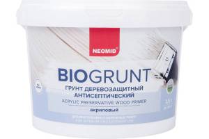Грунт деревозащитный антисептический Neomid Bio Grunt 2.5 л