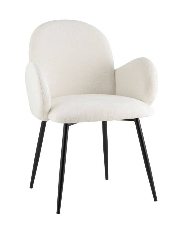 Стул Stool Group Wave VC006 B 0917-0006 seat DUAL белый, букле