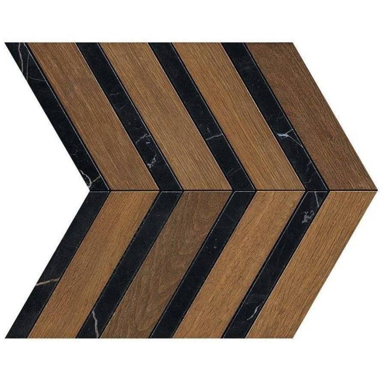Мозаика Atlas Concorde Heartwood AO3L Brandy Marble Chevron 28.7x29.4