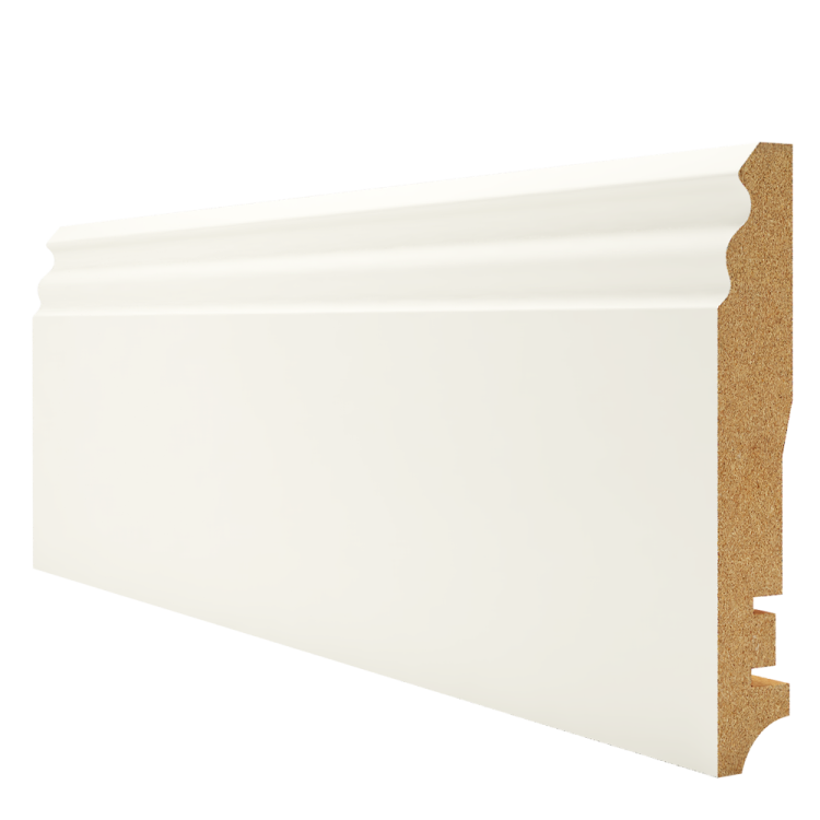 Плинтус Royce MDF R8.303 под покраску 2400x80x16