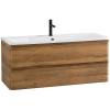 Тумба под раковину Belbagno Albano ALBANO-1200-2C-SO-RR 120x45x50 Rovere Rustico подвесная с двумя выкатными ящиками фото 3
