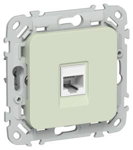 Розетка компьютерная RJ45 IEK Flite FI-K12-2-K92 панг