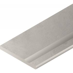 Бордюр Italon Миллениум X2 620090000736 Бортик Сильвер С Выемкой Закругленный Правый 30x60