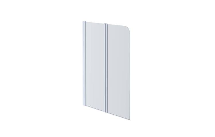 Шторка на ванну Aquatek AQ DEL SBA 10015CH профиль хром, стекло прозрачное 100x150