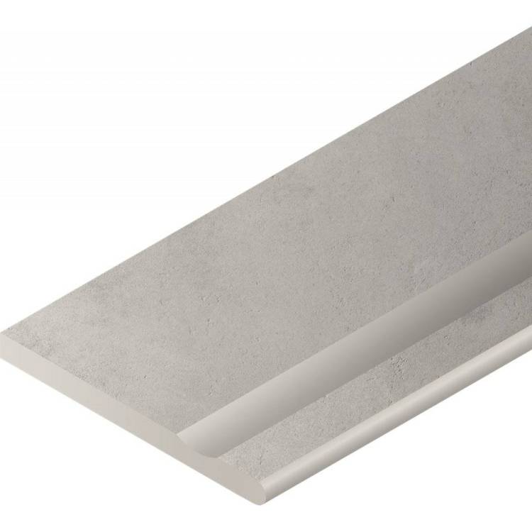 Бордюр Italon Миллениум X2 620090000736 Бортик Сильвер С Выемкой Закругленный Правый 30x60