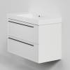 Тумба с раковиной La Fenice Elba Twin Bianco NFNC-01-ELB-B-100-2-3-100 белая матовая, 100 см