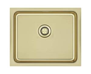 Мойка кухонная Paulmark Vista PM305444-LG светлое золото