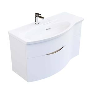 Тумба для комплекта Kerama Marazzi Riva 100 белая матовая, левая
