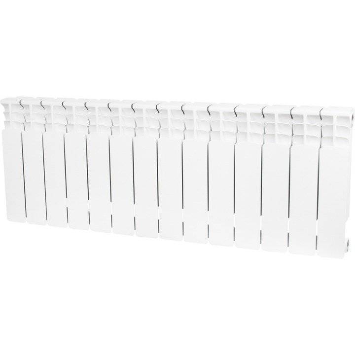 Биметаллический секционный радиатор отопления Stout Space 350 / 14 секций