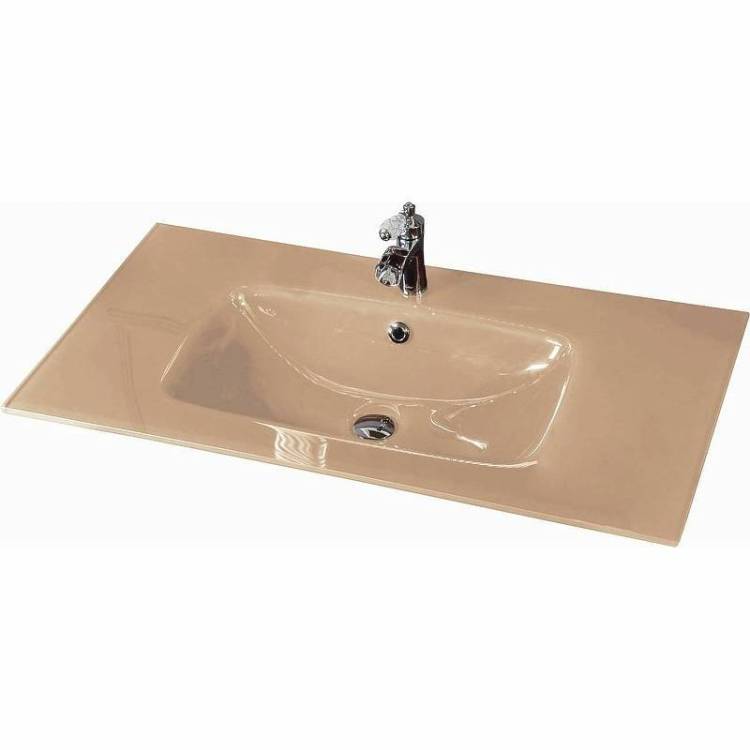 Раковина Armadi Art NeoArt 852-110-CP Cappucino моноблок, 110 см