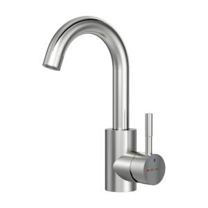 Смеситель для раковины Am.Pm X-Joy S F85B02711 сатин, с поворотным изливом
