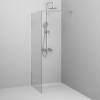Душевая перегородка Am.Pm X-Joy W94WI-80-F1-MTE 80x195, стекло прозрачное 6 мм, профиль хром матовый фото 6