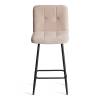 Стул полубарный Tetchair Medeo 24918 бежевый, велюр фото 5