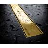Душевой лоток Excellent Stilio INEX.1515.700.R.GL Gold 70 см. решетка декоративная (золото) фото 3