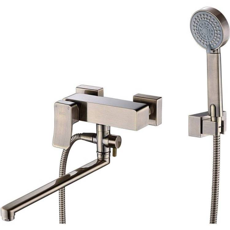 Смеситель универсальный Wasserkraft Exter 1602L светлая бронза