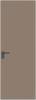 Межкомнатная дверь Profil Doors 1 AGK цвет профиля Серая ночь, стекло безопасное 4 мм монохром капучино 600x2000