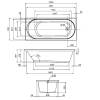 Акриловая ванна Am.Pm X-Joy W94A-160-070W-A 160x70, без каркаса фото 12