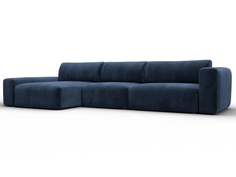 Диван угловой Лига Диванов Лига-066 131227L Синий