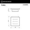 Мыльница WHITECROSS Cubo CU2420BL подвесная, черный матовый фото 2